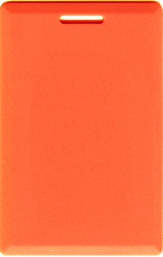 Orange Clamshell Card